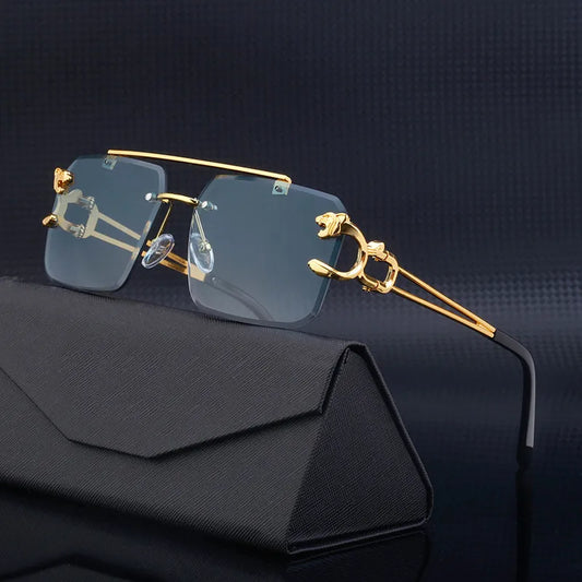 Retro Frameless UV4000 Sunglasses (in 2 options)