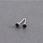 Earrings – Micro Crown – Black