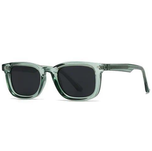 Structured Square – Translucent Green / Dark Grey
