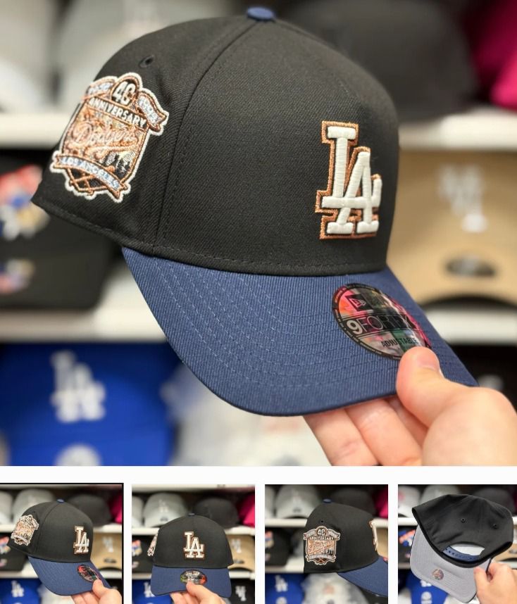 Black & Blue 9forty LA Snapback