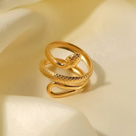 Snake Ring - Golden
