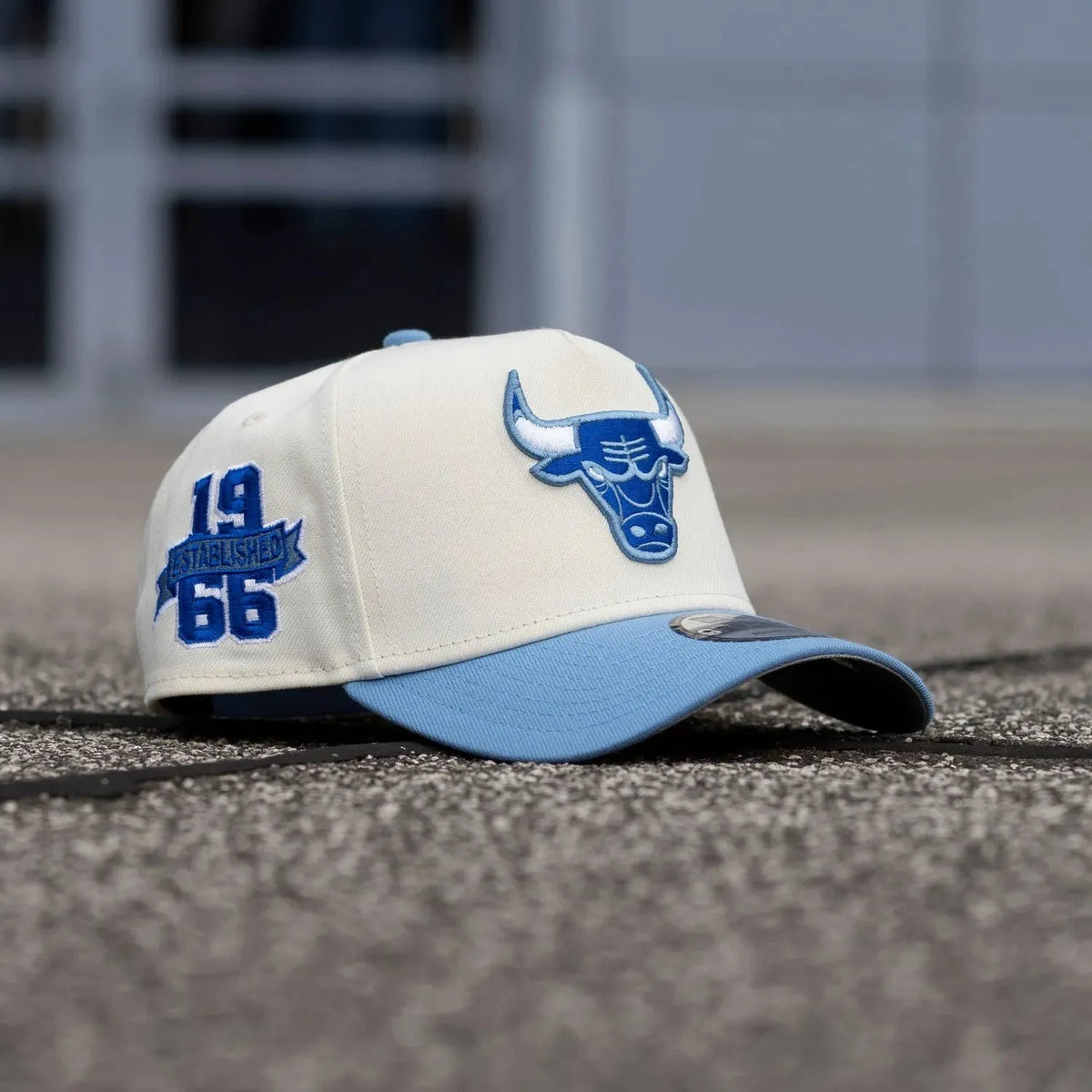 New Era Chicago Bulls 9FORTY A-Frame "Established 1966" Two-Tone Snapback.