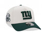 ew Era New York Giants 90 Seasons Chrome Two Tone Edition 9Forty A-Frame Snapback Hat green and off white .