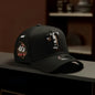 New Era Texas Rangers 40th Anniversary Black Liquid Metal Edition 9Forty A-Frame Snapback Cap