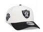 New Era Las Vegas Raiders Chrome Two-Tone Edition 9FORTY A-Frame Snapback Hat.