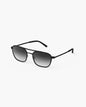 Men's Square Full Frame Sunglasses with PC Lens Material in Black