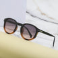 Geometric Oval Frame Sunglasses for Women