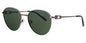 oval metal-frame sunglasses