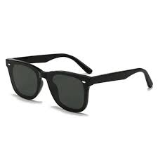 PC Polarized Sunglasses for Men and Women, Square Frame Clipon Sunglasses