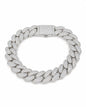iced-out Miami Cuban link bracelet 8 inches