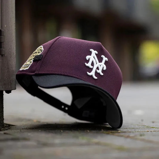 New Era 9FORTY A-Frame MLB New York Mets Two Tone Grey UV Snapback Hat