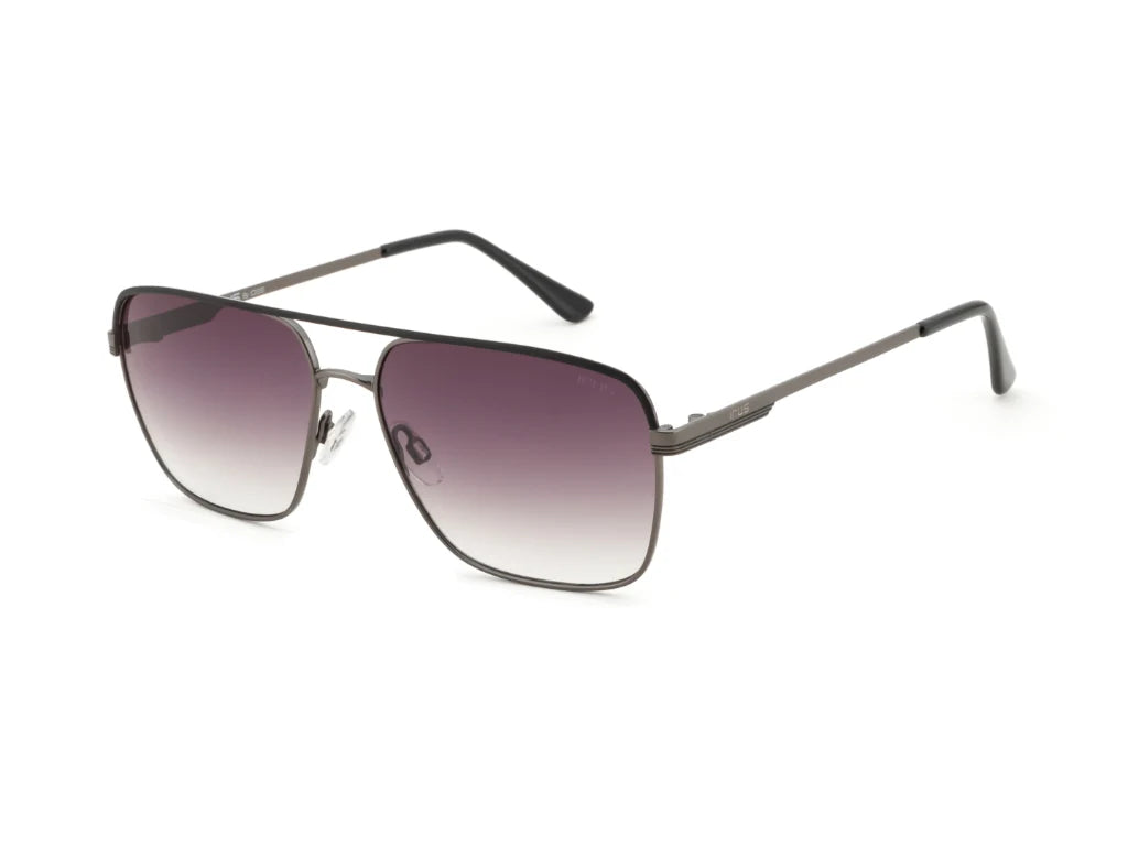 Men's Frameless Aviator Sunglasses with PC Lens Material in Silver,