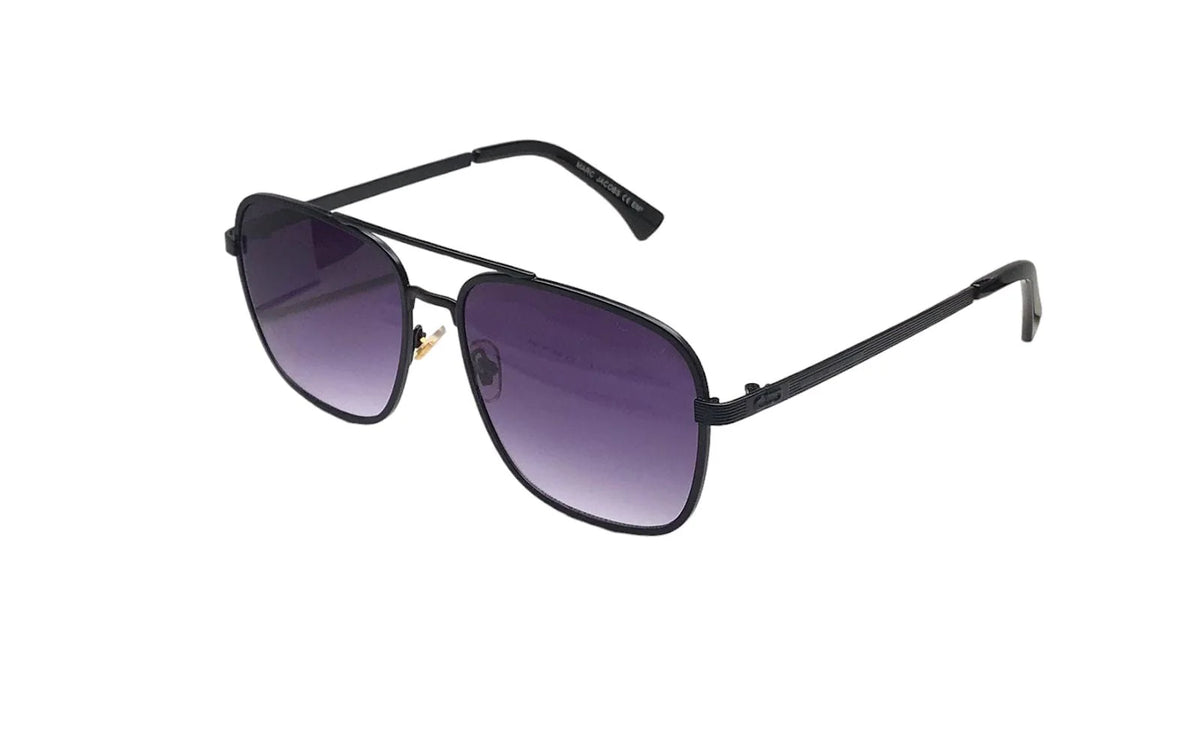 square aviator-style sunglasses
