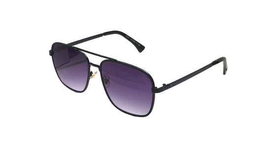 square aviator-style sunglasses