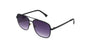 square aviator-style sunglasses