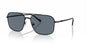 Men's Sunglasses With Double Bridges Spring Temple Tips Blue Light Blocking