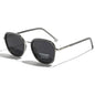 geometric hexagonal polarized sunglasses