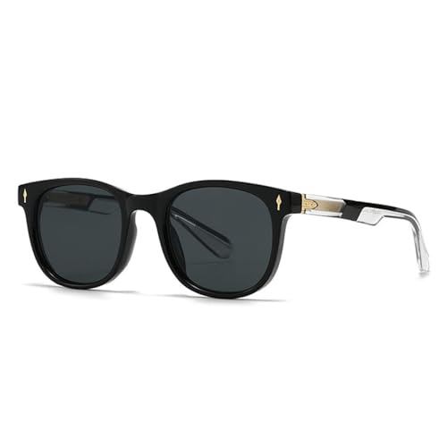 classic round-square unisex sunglasses
