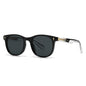 classic round-square unisex sunglasses