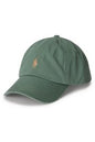 classic Polo Ralph Lauren cotton chino baseball cap in green,