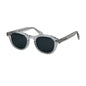 Sunglasses Unisex Retro Square Frame UV Protection transparent frame black lens