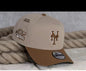 New Era New York Mets 40th Anniversary 9FORTY A-Frame Snapback Hat camel wood