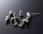 The Micro Cross Drop Studs