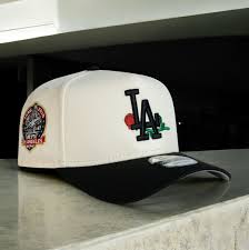 New Era Los Angeles Dodgers 60th Anniversary Rose 9Forty A-Frame Snapback Hat.