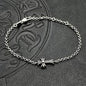 Chrome Hearts Style CH Cross Baby Pet Chain Bracelet - Sterling Silver