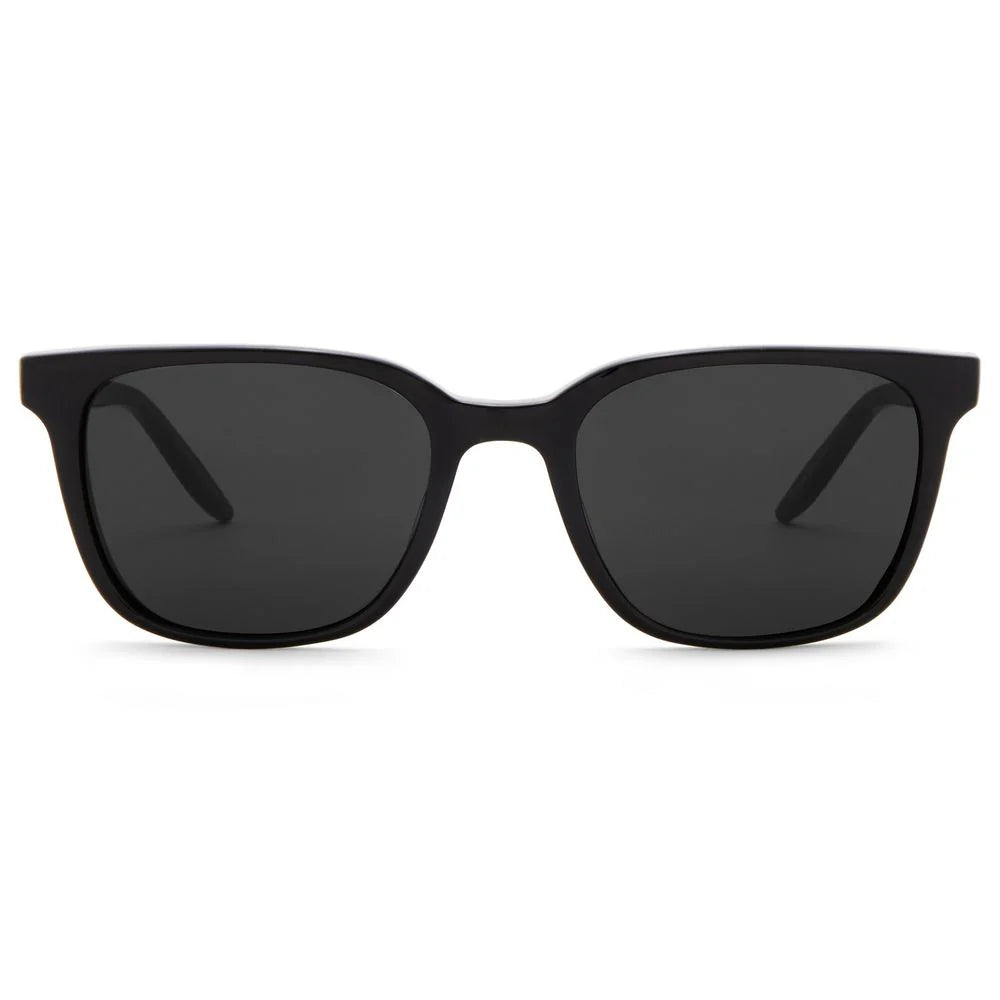 Classic Polarized Square Sunglasses – Gloss Black w/ Dark Smoke Lenses