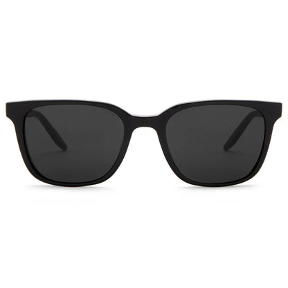 Classic Polarized Square Sunglasses – Gloss Black w/ Dark Smoke Lenses