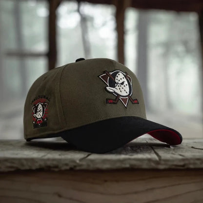 NHL Anaheim Ducks Sure Shot Snapback '47 MVP Vintage Sandalwood model