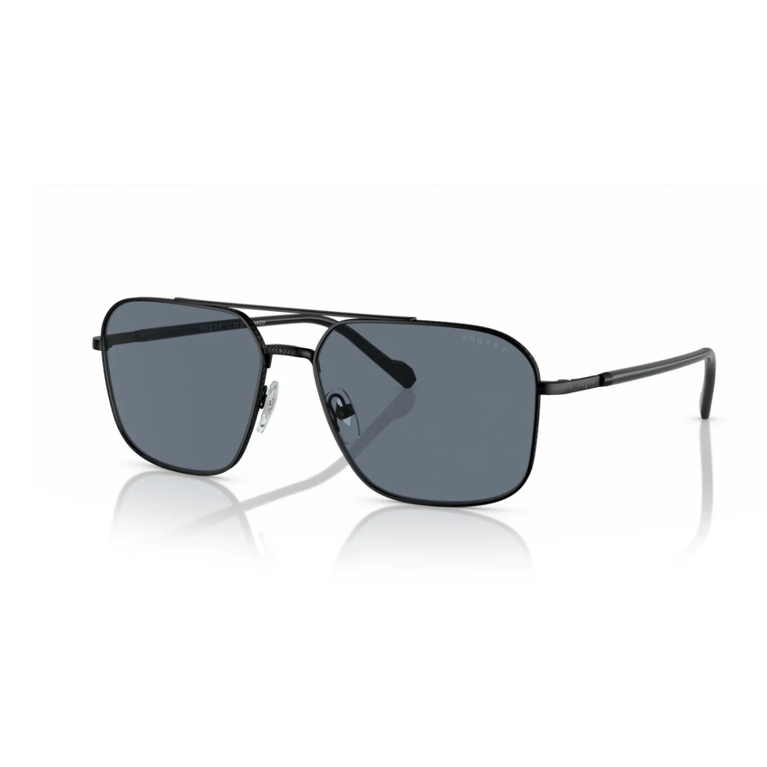 Men's Sunglasses With Double Bridges Spring Temple Tips Blue Light Blocking