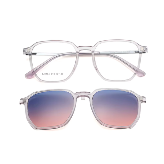 2-in-1 magnetic clip-on eyewear set