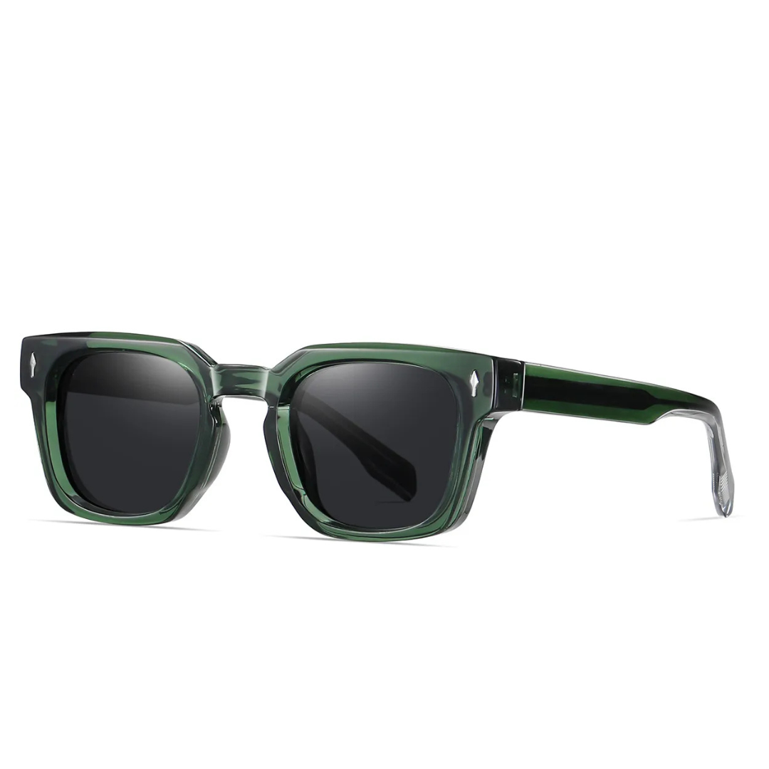 Boulevard Men's Polarized Sunglasses Square Frame