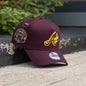 New Era 9FORTY A-Frame adjustable snapback cap featuring the Atlanta Braves MLB team
