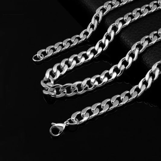 Men Silver Bold Necklace