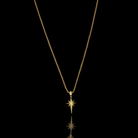 North Star Pendant – Gold