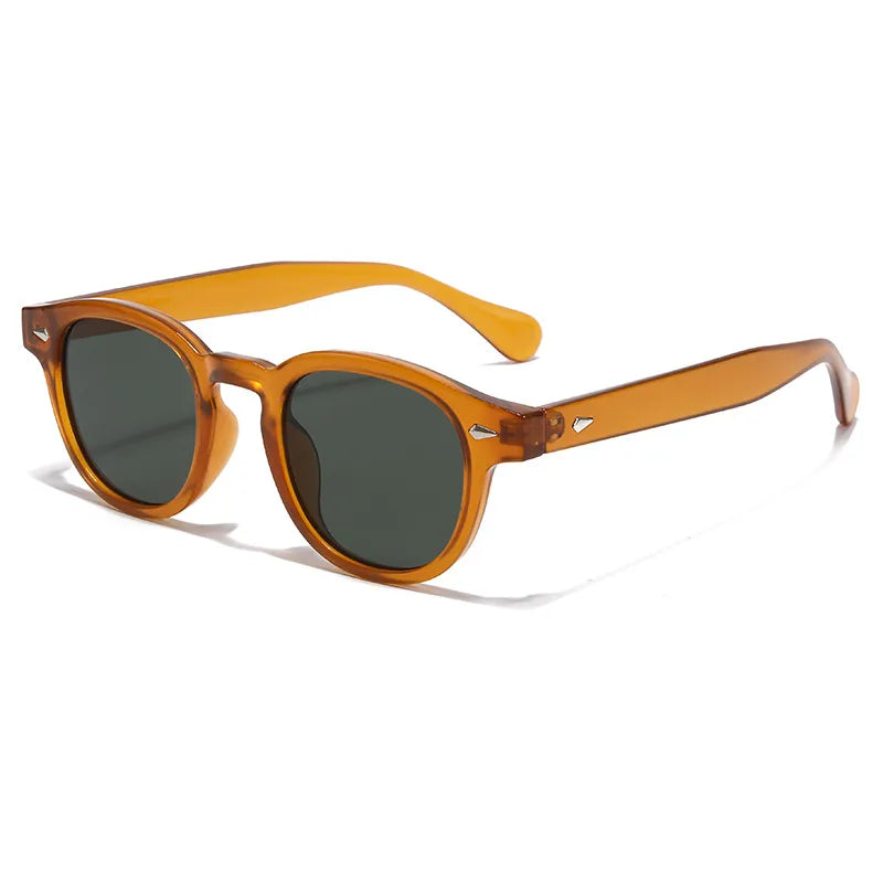 Long Keeper Retro Round Sunglasses