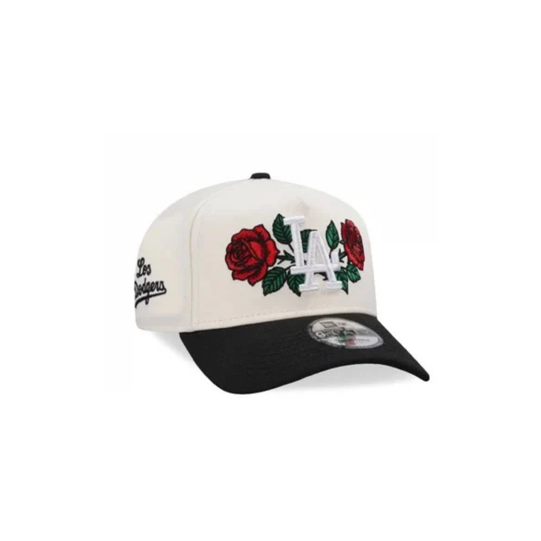 New Era Los Angeles Dodgers 'Chrome Black Roses' 9FORTY A-Frame Snapback.