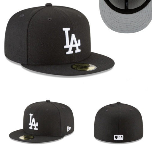 LA Dodgers Black New Era Cap