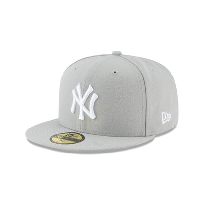 New York Yankee New Era 59fifty Fitted Cap-Grey