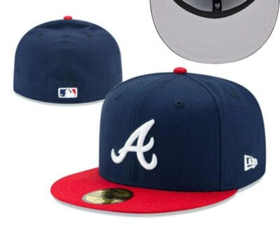 New MLB Men's Flat Fitted Cap