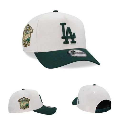 Los Angeles Dodgers – 9FORTY – Off-White/Green